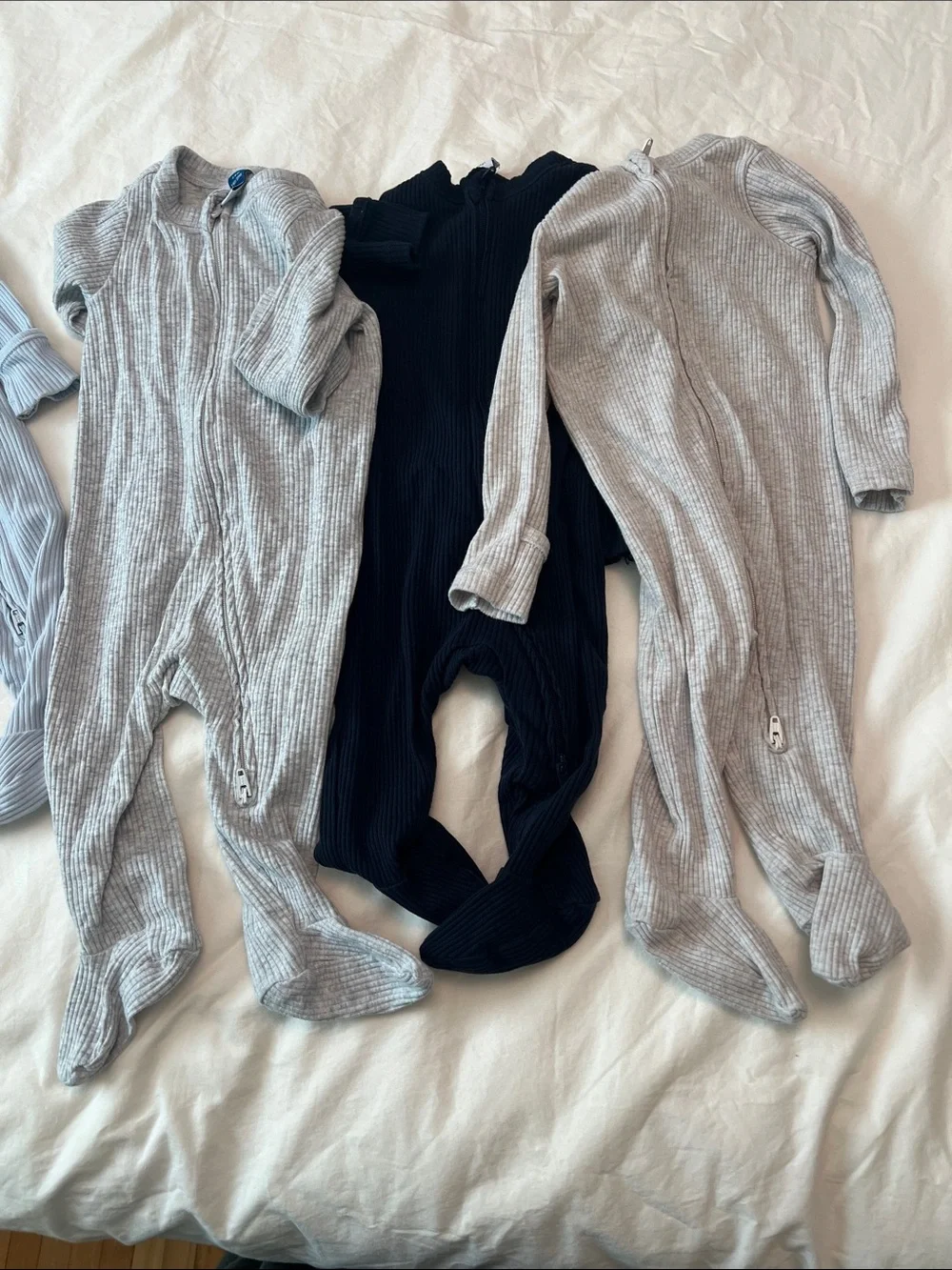 Old Navy 5 pack ribbed baby footie PJ